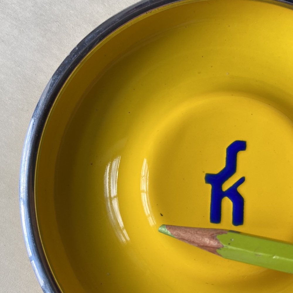 Vintage enameled dish ashtray by Schutte & Koerting 1876-1936 commemorative item - Picture 7 of 8